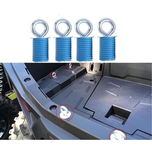 4pcs/Set Lock & Ride ATV Tie Down Anchors for Polaris RZR, Sportsman and Ace-These do not fit Ranger/General UTV