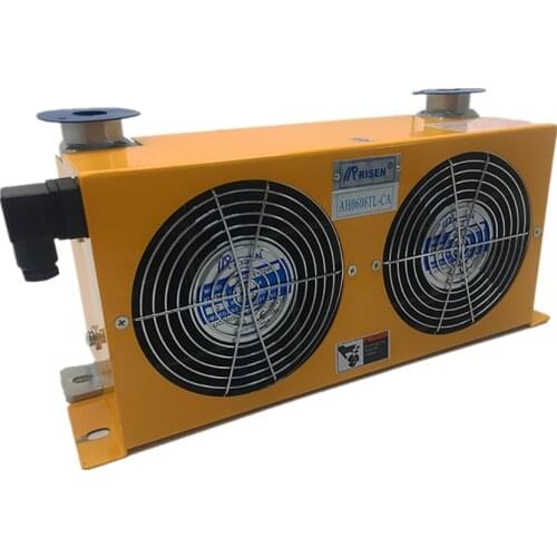 AH0608TL-CA Hydraulic Air Cooler Air Cooled Oil Radiator AF Series Plate-Fin Hydraulic Aluminum Oil Coolers 60L/MIN
