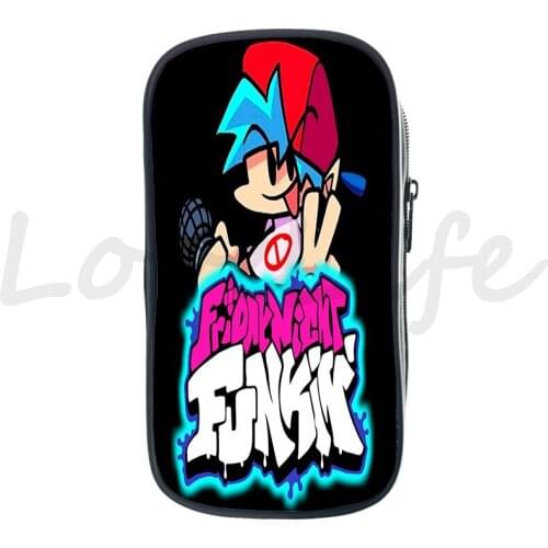 Friday Night Funkin 3D Print Pencil Case Student School Supplies bag boys girls Pencil Bag Children Pen Bag Stationery Box Gift