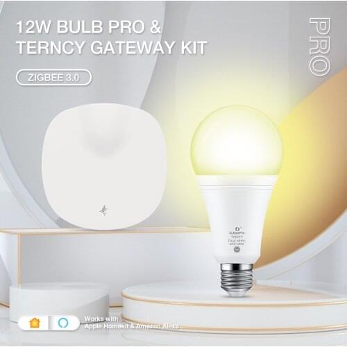 GLEDOPTO Zigbee 3.0 Dimmable LED Light Bulb 12W Pro Terncy Home Center Kit Suitable For Living Room Apple Homekit Voice Control