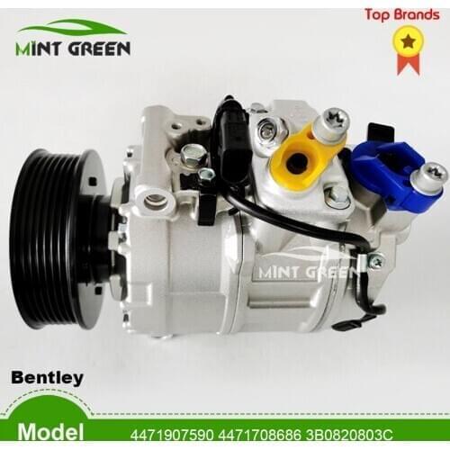 For Auto Ac compressor For Car Bentley CON-TINENTAL FLYING SPUR 6.0 4471907590 4471708686 3B0820803C 3W0820803