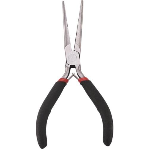 Carbon Steel Jewelry Pliers Long Chain Nose Pliers Needle Nose Pliers Polishing For DIY Jewelry tools 15cm long