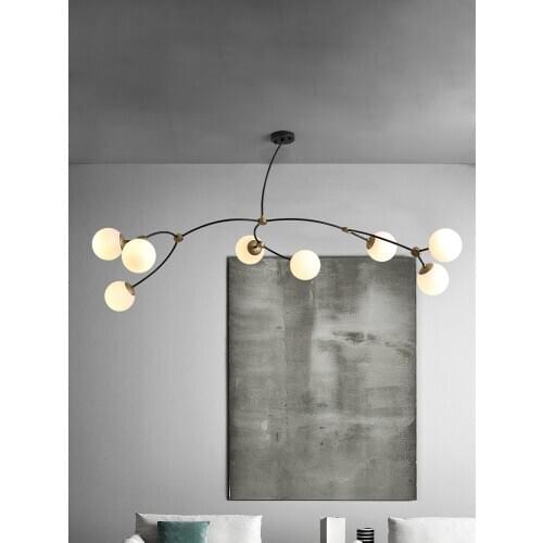 Nordic style lamps and lanterns modern minimalist art magic bean molecular lamp dining room chandelier living room lamp