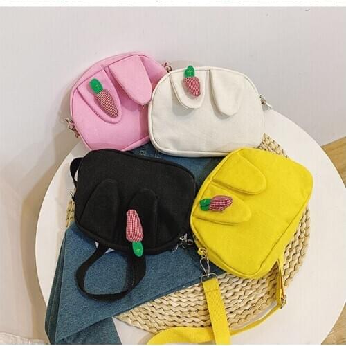 2019 Cute Women Mini Shoulder Bags Canvas Casual Zipper Purses Handbags Girls Student Crossbody Messenger Bags