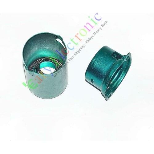 Wholesale and retail 4pcs 9Pin Tube sockets Green Shield Cover for audio AMP 12AX7 12AU7 ECC82 6CU7 free shipping