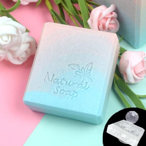 Heart Tree Design Handmade white Resin Soap Stamp Stamping Soap Mold Craft Drop soap chapter