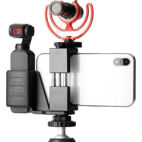 Cell phone holder stand mount bracket for DJI OSMO Pocket handheld gimbal stabilizer Cameras tripod expansion kit accessories