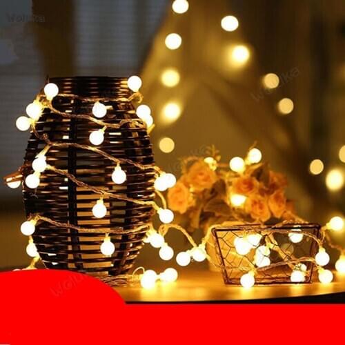 Small ball LED lamp string star lamp with lamp strip Starry wedding Christmas lantern Festival lamp CD50 W02