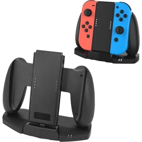 Hand Grip Charger with 1000mAh Battery for Nintendo Switch & Charging Dock Stand Station For Nintend Switch Lite Mini NS Pro