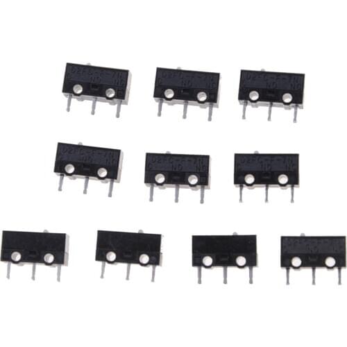10pcs Authentic OMRON Mouse Micro Switch D2FC-F-7N Mouse Button Fretting D2FC-E-7N D2FC
