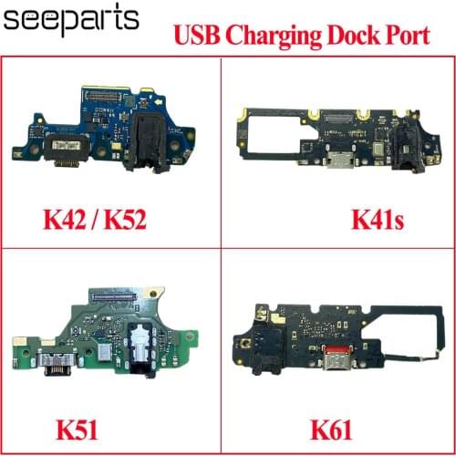 100% Tested For LG K41s K51 K61 USB Charging Dock Port Flex Cable Replacement Parts For LG K22 K42 K52 USB Charging Flex