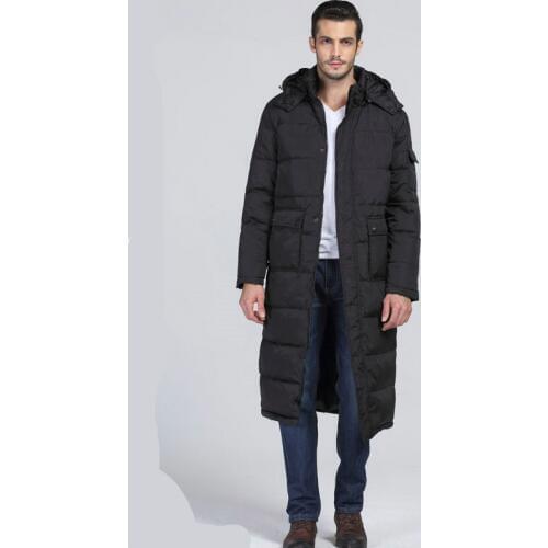 MRMT 2020 Brand Winter Long Cotton Suit Mens Jackets Thick Warm Overcoat for Male Hooded Casual Cotton Coat Outer Wear Clothing