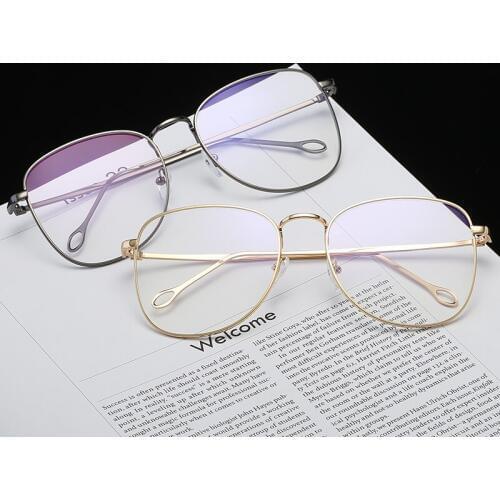 Anti Blue Light Cat Eye Glasses Frames Women Brand Designer Clear Optical Spectacles Fashion Computer Eyeglasses for Women Men