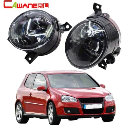 Cawanerl 100W Car Fog Light H11 Halogen Bulb DRL 12V Styling For Volkswagen Jetta Golf Rabbit Sciocco Amarok UP Skoda Citigo Mii