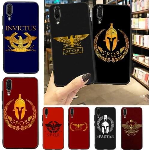 SPQR Roman Imperial legion Phone Case For Huawei P20 P30 P40 lite Pro P Smart 2019 Mate 10 20 Lite Pro Nova 5t