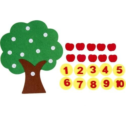 Baby Montessori Math Toys Matching Game Handmade Toys Kids Educational Learning Counting Materiales Preschool Toys for Children