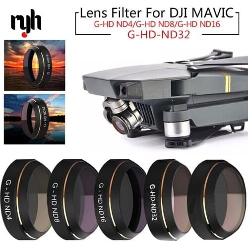 HD ND4 ND8 ND16 ND32 ND64 Lens Filter Drone Quadcopter Parts Accessories For DJI MAVIC Pro