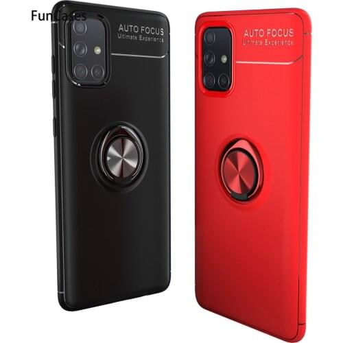 Invisible Ring Buckle Soft TPU Protector Cover For Samsung A50 Galaxy case A50S A30S A70 A71 A70S A52 5G A51 A72 Silicone GALAXI