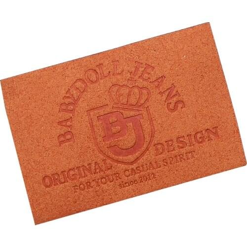 Customized Handmade Leather Labels For Clothing Custom Label Leather Patchwork Accessories With Brand Logo Patches Of Leather