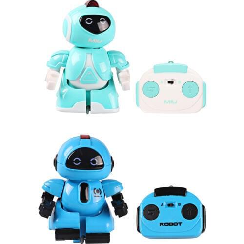 Pocket RC Battle Robot Interactive Mini Infrared Remote Control Robot Toys Family Games