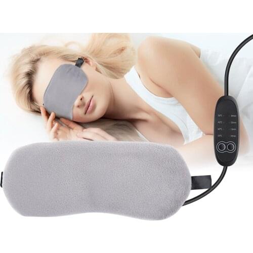 Heated Eye Mask Cold & Warm Eye Compress Aroma Therapy Dry Eyes Dark Circles Eye Bags Stye Headache Reliever Sleep Aid