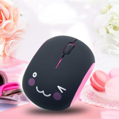 Rechargeable Wireless Silent Mouse Ergonomic Optical USB Computer Mause Pink Lovely Cute Noiseless PC Office Mice For Girl Kids