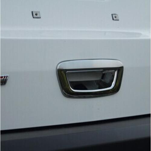 Chrome Car Rear Tail Door Bowl Trim Fit For Vauxhall Opel Mokka Buick ENCORE 2013 2014 2015 Car Styling