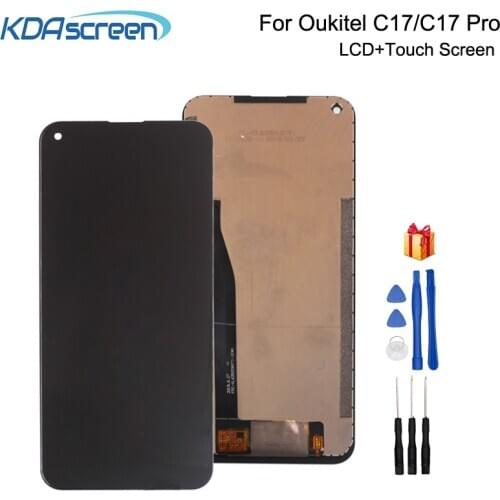 Original LCD For OUKITEL C17 Pro LCD Display Touch Screen Digitizer Repair Parts Assembly For OUKITEL C17 Screen LCD Display