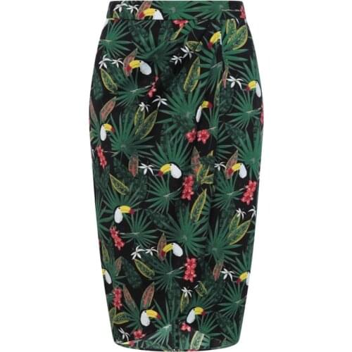 Pinpin Daisy Wrap Pencil Skirts