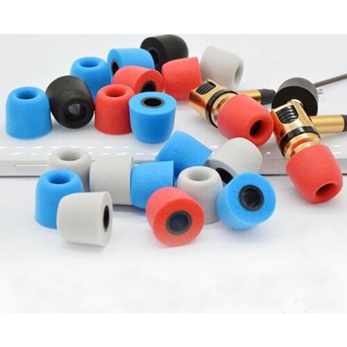 T200(4mm Hole) Memory Foam Earphone Caps Cover in ear Eartips Sponge tips Ear Pads Earbuds Cups for Headset headphone Earplug