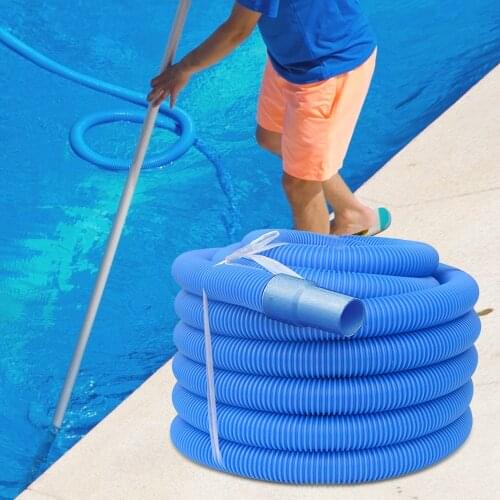 6.5m Swimming Pool Hose Vacuum Cleaner Hose Suction Inground Swimming Pool Chlorine And UV Resist Pipe Water Replacement Pipe