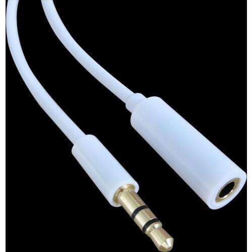 1meter 3ft 3.5mm 1/8" Stereo Audio Aux Headphone Cable Extension Cord Male to Female