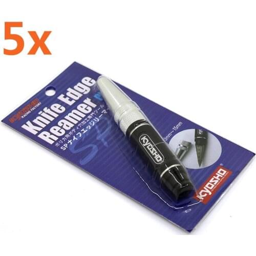 5pcs Kyosho 36219p MP10 Hole Puncher Opener Body Shell Reamer Driver DIY Tool With Stepped Band Scale For RC Car Model