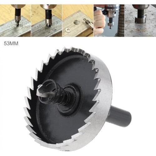 53mm High Speed Steel Gear Type Hole Saws for Stainless Steel Pipe / Aluminium Pipe with Hexagon Wrench new