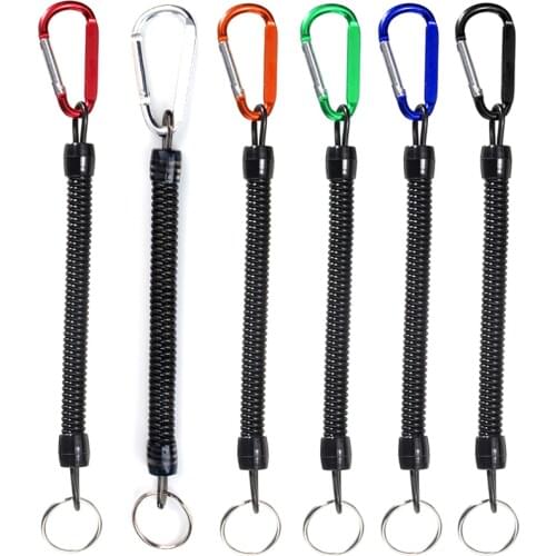 6 Colours Fishing Lanyards Boating Multicolor Ropes Kayak Camping Secure Pliers Lip Grips Tackle Fish Tools Fishing Accessories