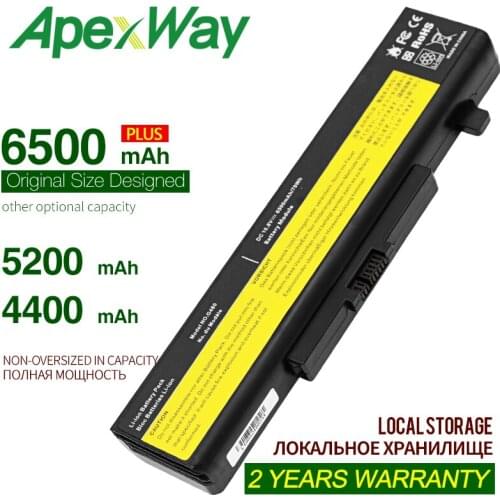 6 Cells 6500 mAh New Laptop Battery For LENOVO G580 Z380 Z380AM Y480 G480 V480 Y580 G580AM L11N6R01 L11M6Y01 L11S6Y01 L11L6Y01