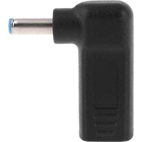 C Female to 4.5x3.0mm Plug DC Power Adapter for H-P Laptop Envy Eliteboook