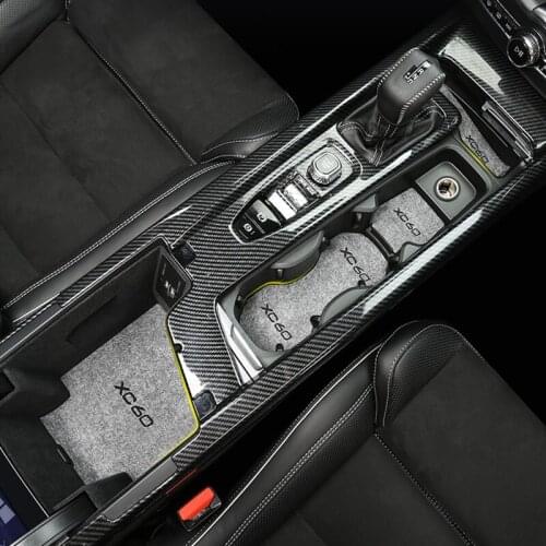 Car Door Slot Pad Interior Decoration Cup Holder Non-slip Mat Car Styling Modification Accessories For Volvo XC60 2017-2020