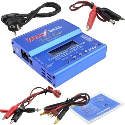 NiMh Battery Balance Charger Lipo Li-Ion Ni-Cd RC Battery Balance AC Digital Chargers AC To DC Adapter For IMAX B6AC EU US Plug