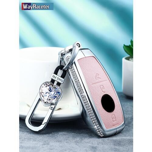 Zinc Alloy Car Key Cover Case Shell Protective Bag For Mercedes Benz A C E S G GLS Class W177 W205 W213 W222 G63 X167 Maybach
