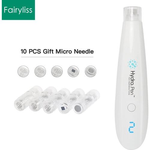 Hydra Pen H2 Microneedle Derma Wireless Hydrapen 4 Levels Adjustable Automatic Serum Infusion Facial Machine With 12PCS Needles