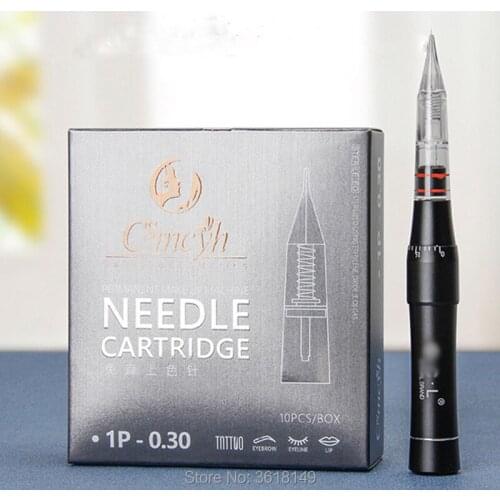 Needle Cartridge for Lip Princess Tattoo Machine Microblading for Linen Free Permanent Makeup Machine 0.18/0.25/0.3/0.35mm 1RL