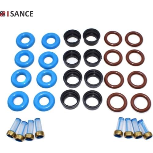 ISANCE 25.5LB 3bar Fuel Injector Repair Kit 17113553 17113698 25317628 For Cadillac GMC Cadillac Chevrolet 4.8L 5.3L 6.0L