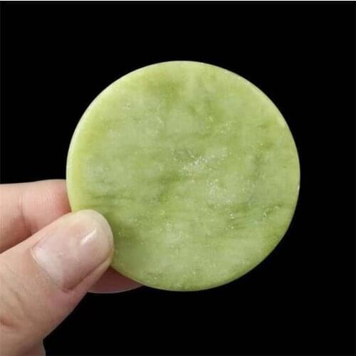 1pc Classic Round Jade Stone False Eyelash Extension Glue Adhesive Pallet Pad Holder for Eyelashes Extensions Glue Makeup Tool