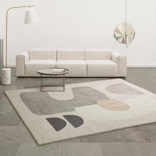 Creative Contrasting Color Carpet Living Room Nordic Style Rugs For Bedroom Home Decor Floor Mat Sofa Coffee Table Soft Area Rug