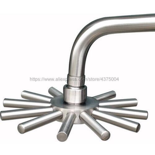 7.7 inch Sun modeling Modern Bathroom Rain Shower Head Brushed Nickel Shower Sprayer Bathroom Shower Head Nsh011