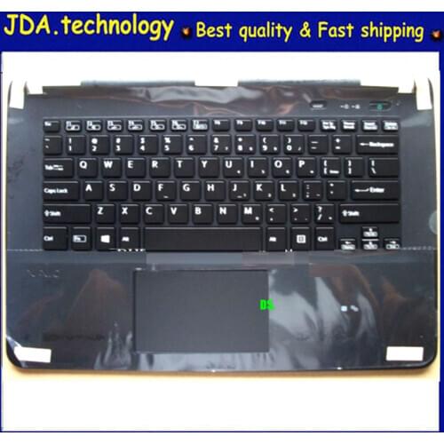 New for sony SVF142C29L SVF142C1DT SVF142A26T SVF143A1QT SVF142A23T SVF143A2TT SVF143 SVF142 US keyboard upper cover Touchpad