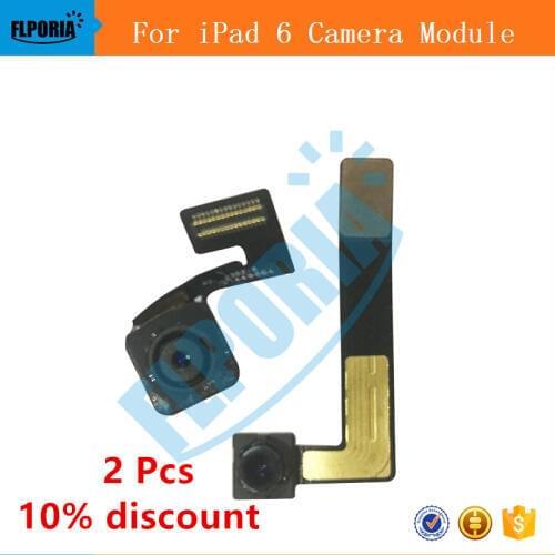 For iPad 6 iPad Mini 4 Original Rear Back Camera Module Original Big And Small Front Camera Flex Cable Replacement Parts