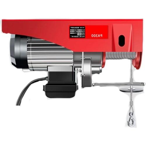 PA300 Hoist Flat Winch Hoist Hoist 220V/650W Household Miniature Electric Portable Remote Control Hoist Crane With Wire