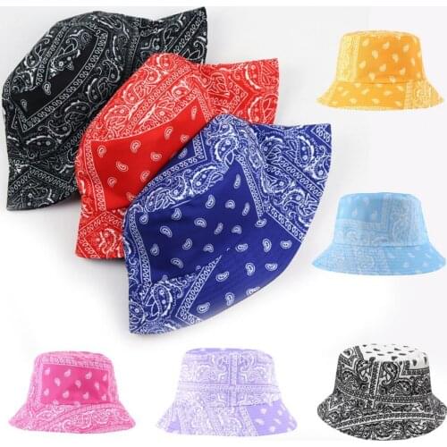 Cashew Print Bucket Hat for Women Men Double Side Anti-UV Wide Brim Bucket Cap Sun Hat Bucket Caps Fishing Hats Fisherman Hat